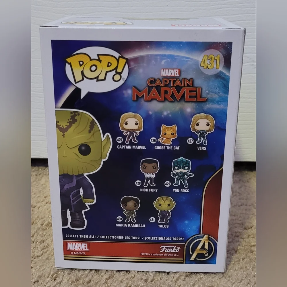 Funko Pop Talos #431 Captain Marvel - Picture 3 of 4